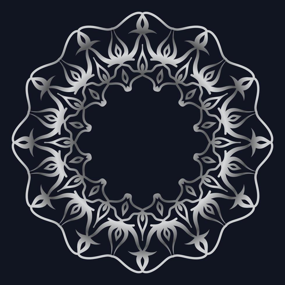 Decorative elements luxury ornament pattern gradient mandala design vector