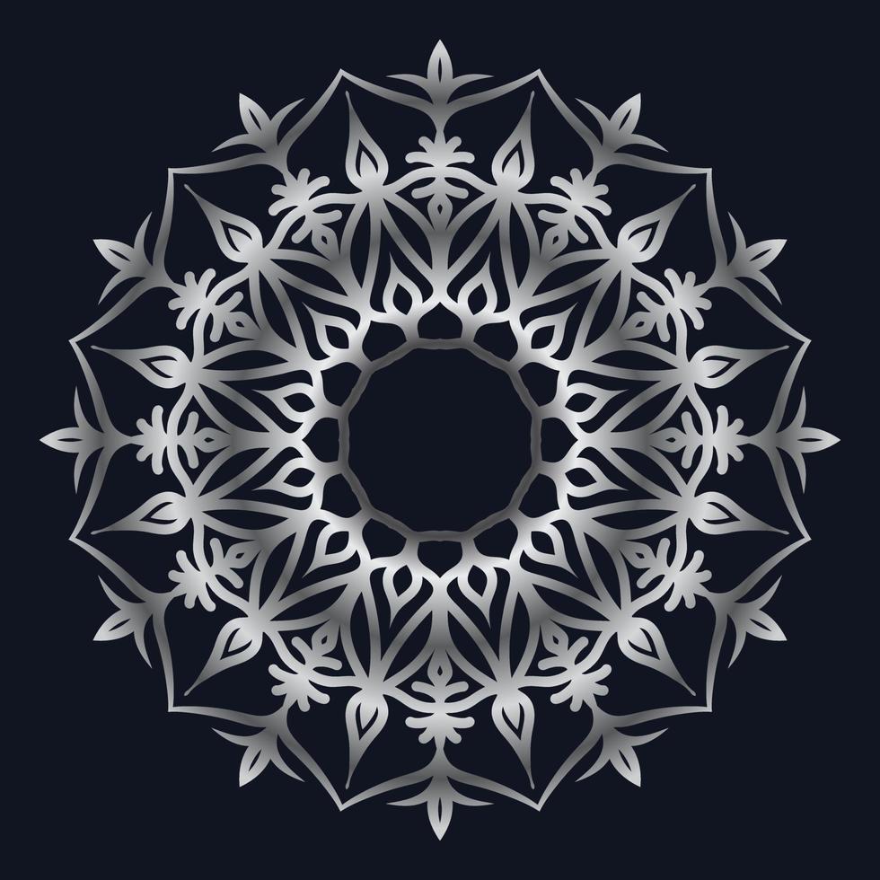 Decorative elements luxury ornament pattern gradient mandala design vector