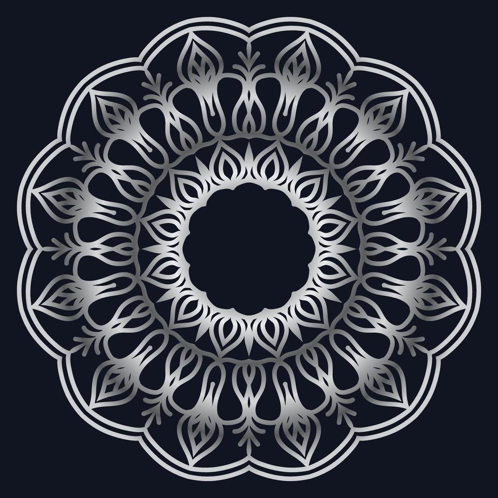 Decorative elements luxury ornament pattern gradient mandala design vector