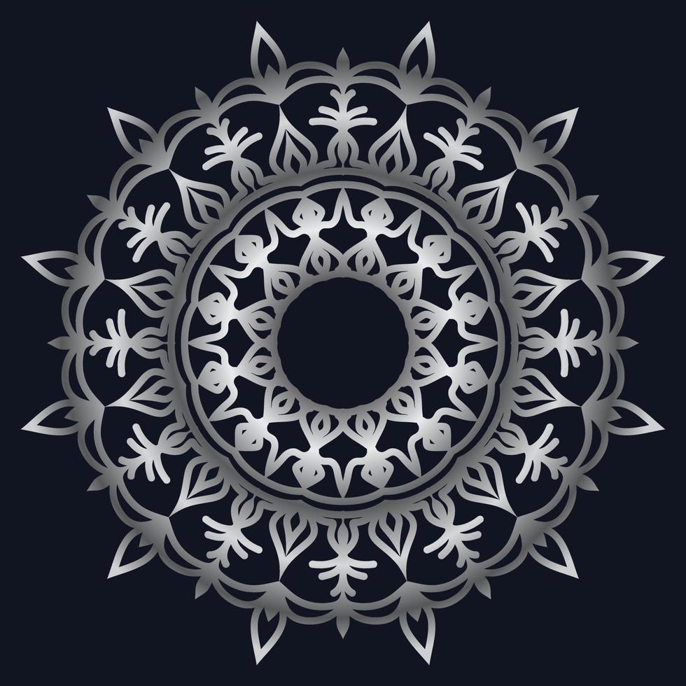 Decorative elements luxury ornament pattern gradient mandala design vector