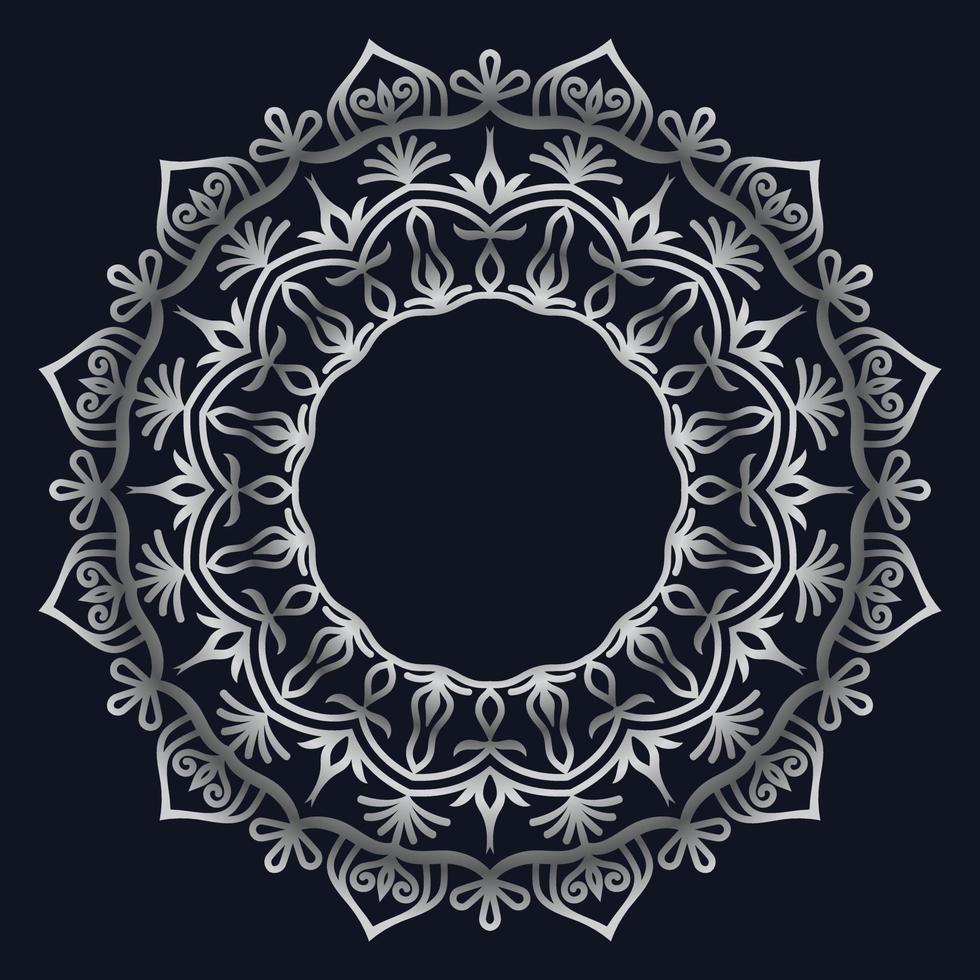Decorative elements luxury ornament pattern gradient mandala design vector