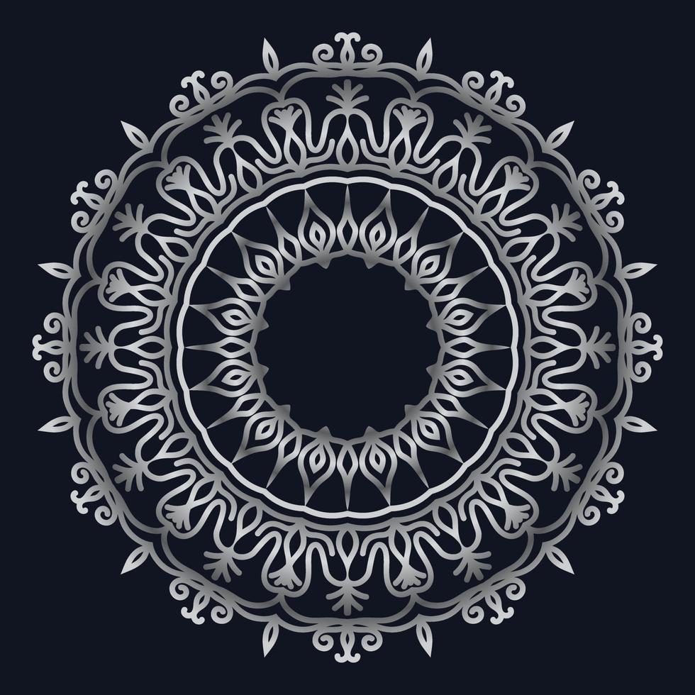 Decorative elements luxury ornament pattern gradient mandala design vector