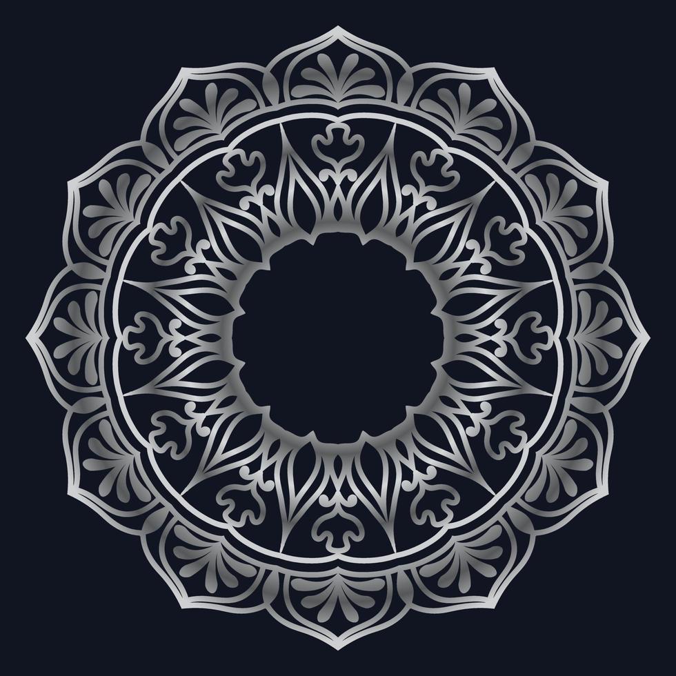 Decorative elements luxury ornament pattern gradient mandala design vector