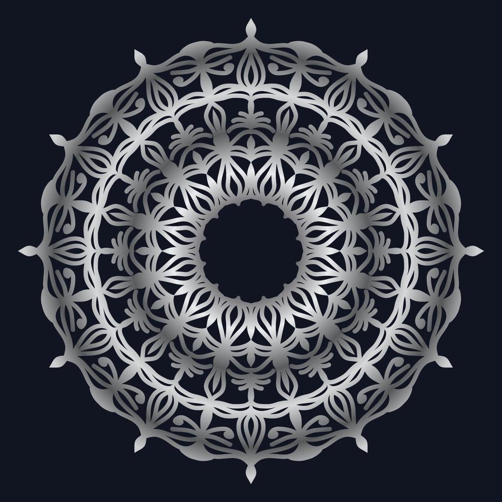 Decorative elements luxury ornament pattern gradient mandala design vector