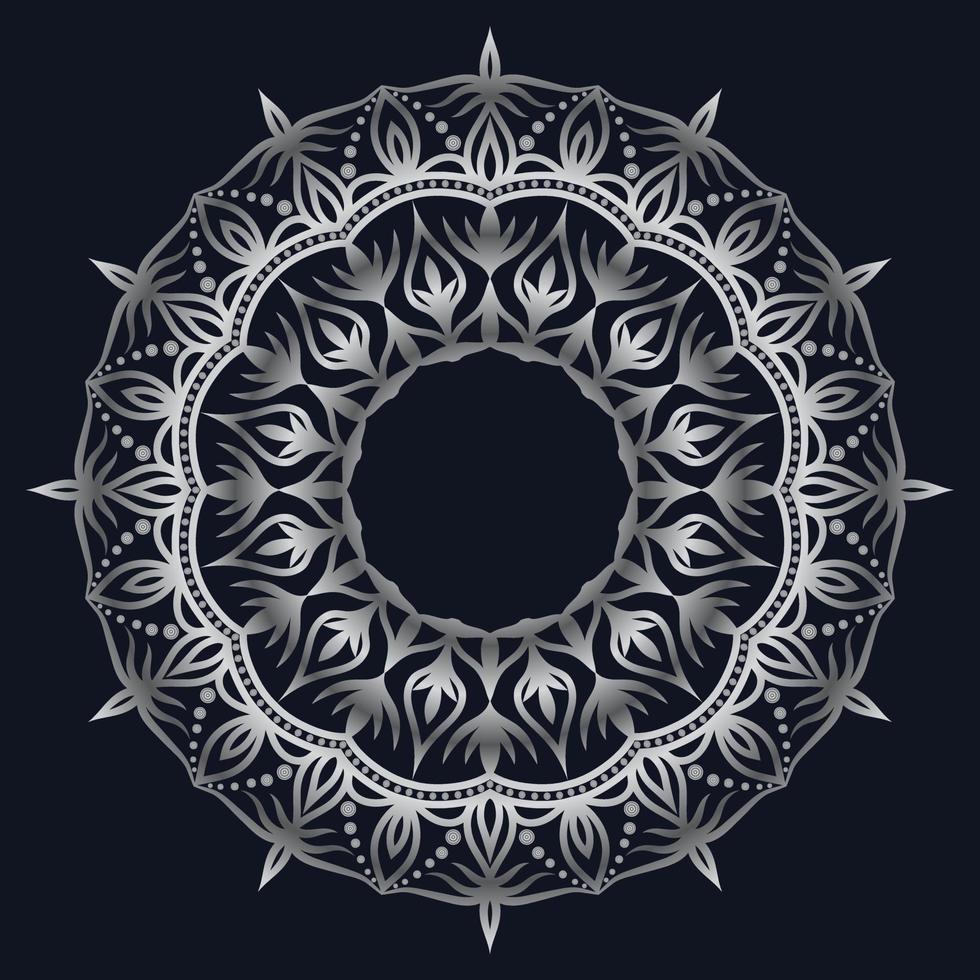 Decorative elements luxury ornament pattern gradient mandala design vector