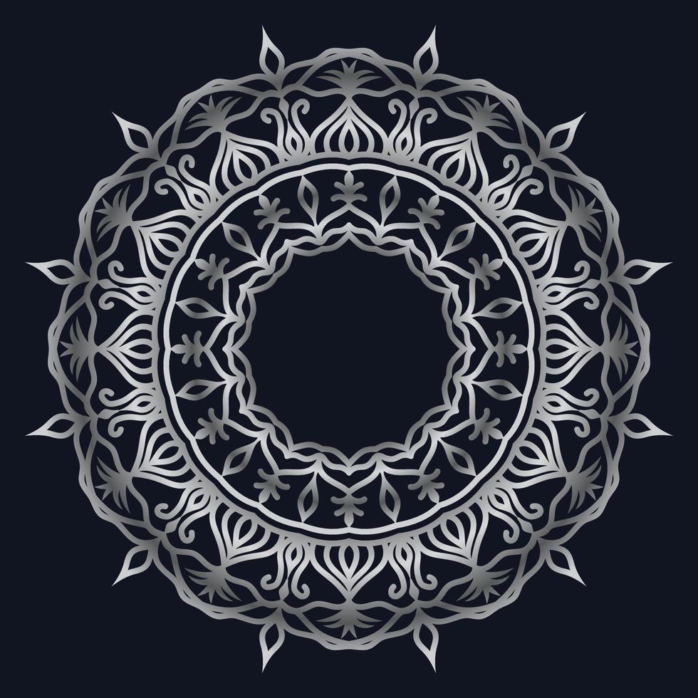 Decorative elements luxury ornament pattern gradient mandala design vector
