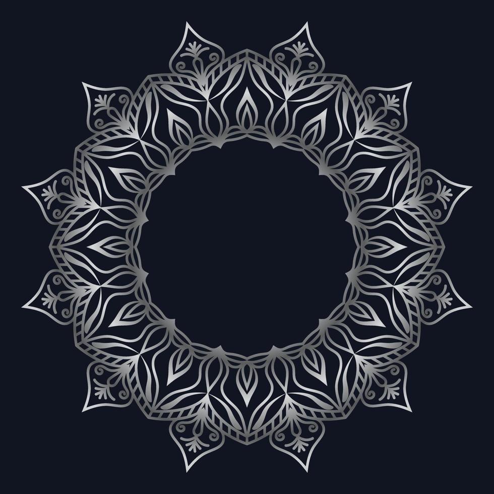Decorative elements luxury ornament pattern gradient mandala design vector