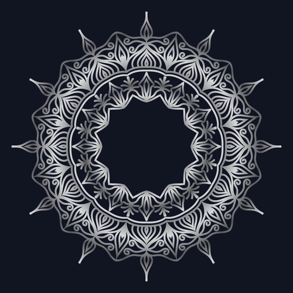 Decorative elements luxury ornament pattern gradient mandala design vector