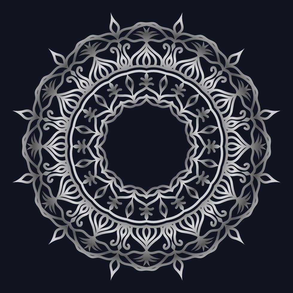 Decorative elements luxury ornament pattern gradient mandala design vector
