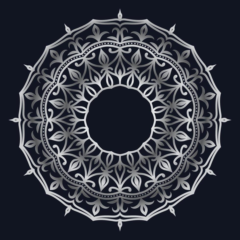 Decorative elements luxury ornament pattern gradient mandala design vector