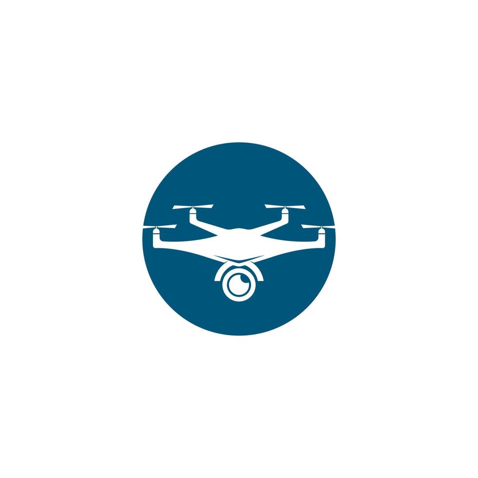 Drone logo vector icon design
