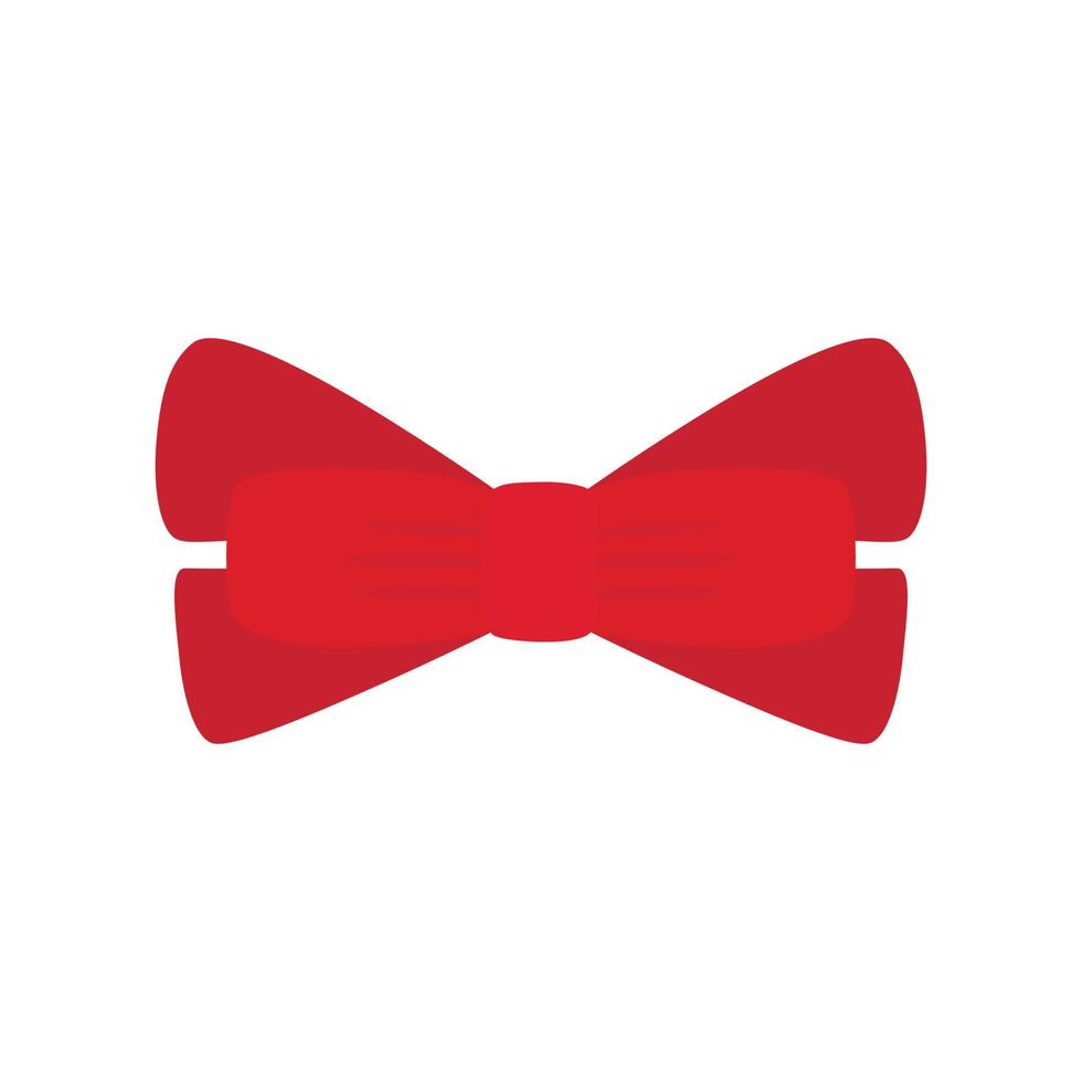 Red bow illustration vector