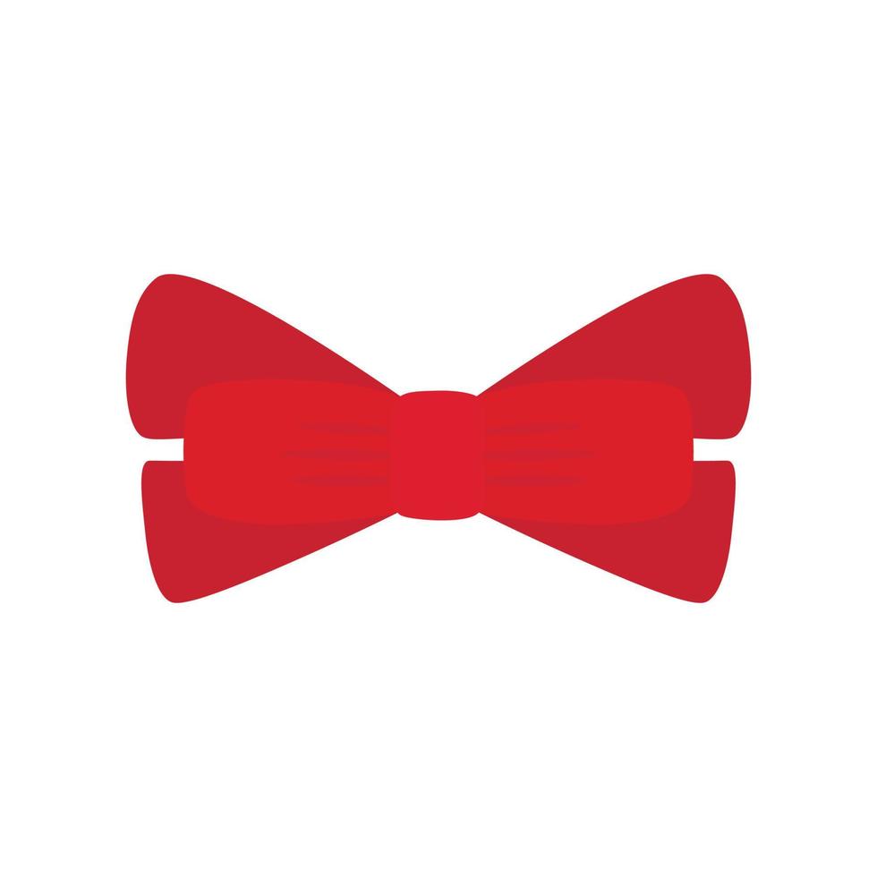 Red bow illustration vector