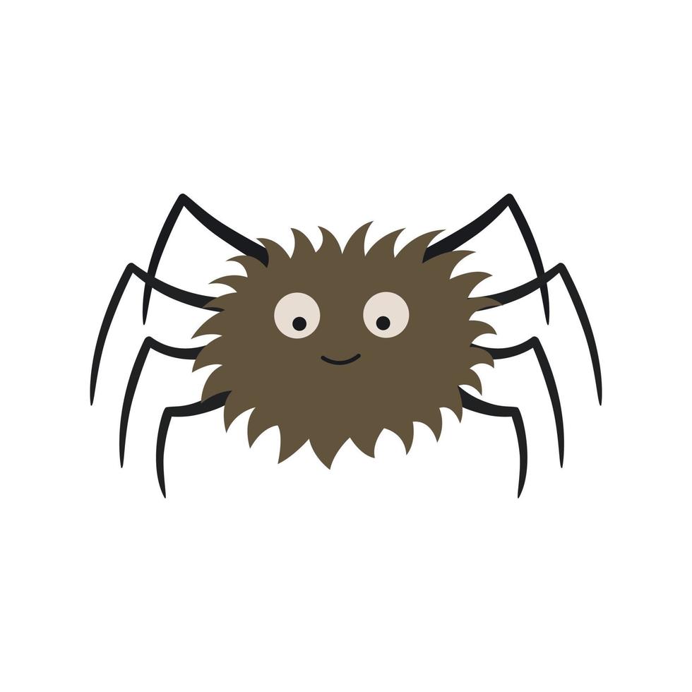 Happy spider illustration vector