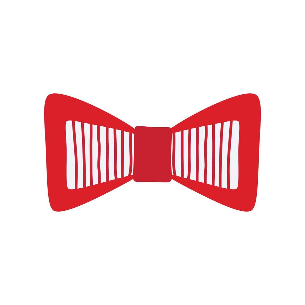 Red bow illustration vector