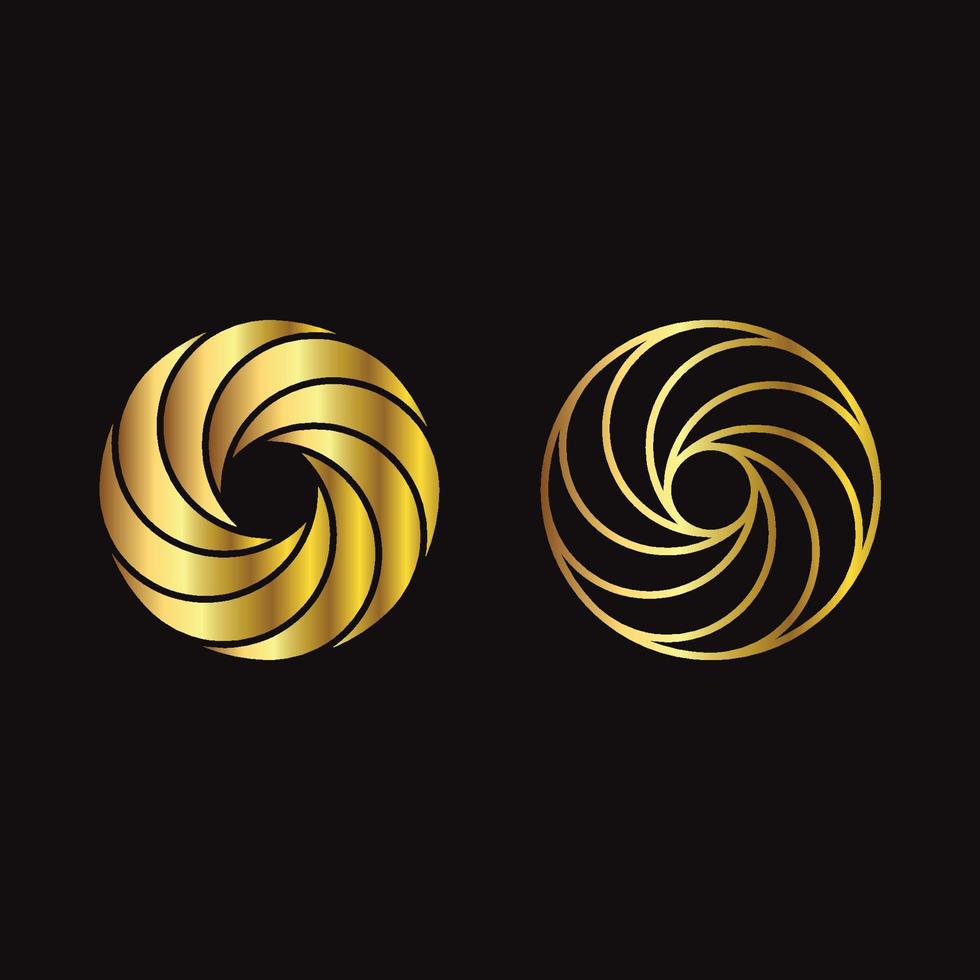 Circle logo design vector illustration template