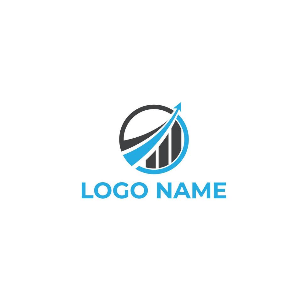 Vector business and financial logo design template