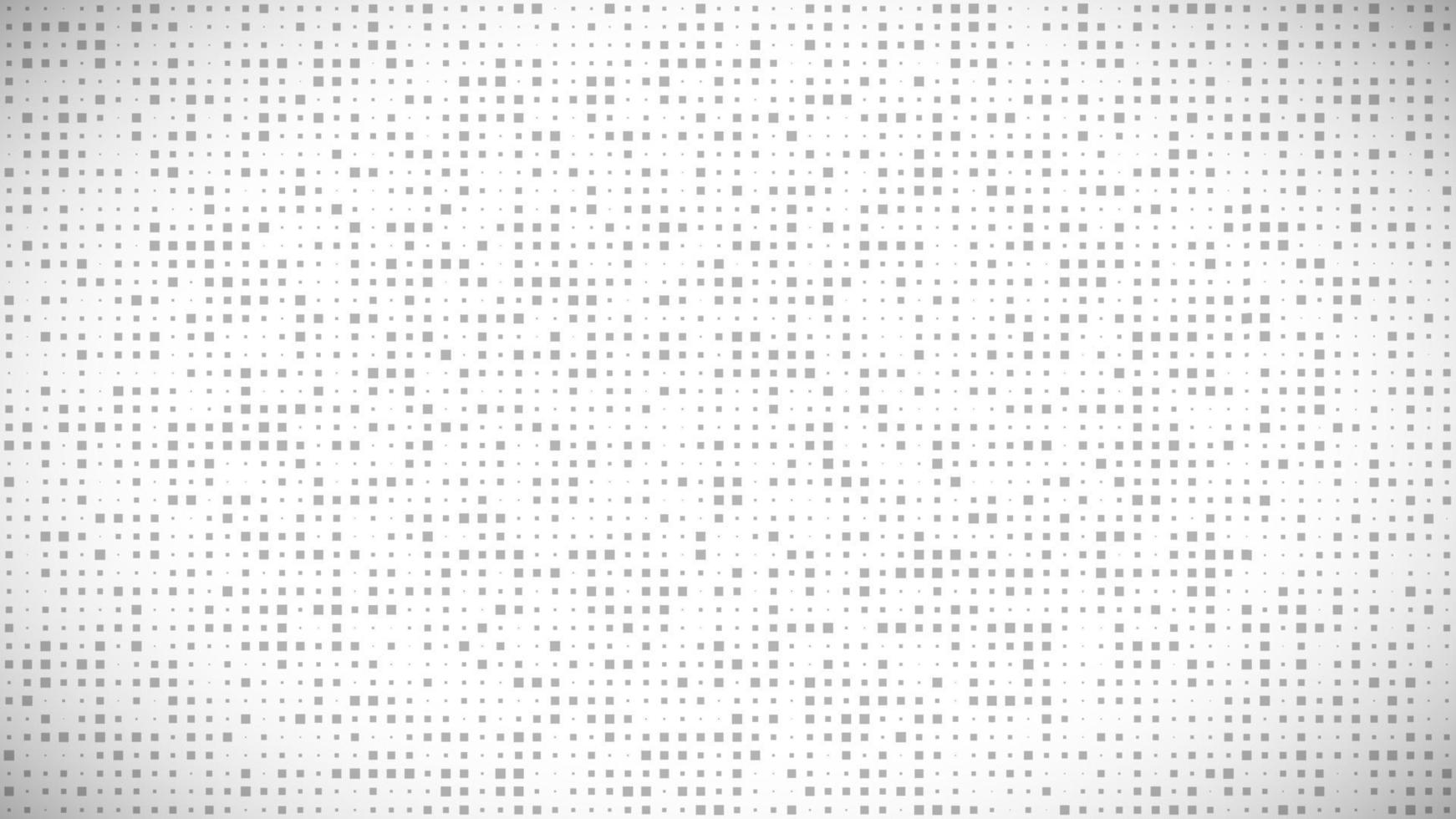 Abstract geometric background of squares. Grey pixel background with empty space. Vector illustration.