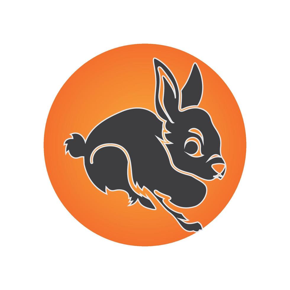 Rabbit vector icon illustration design