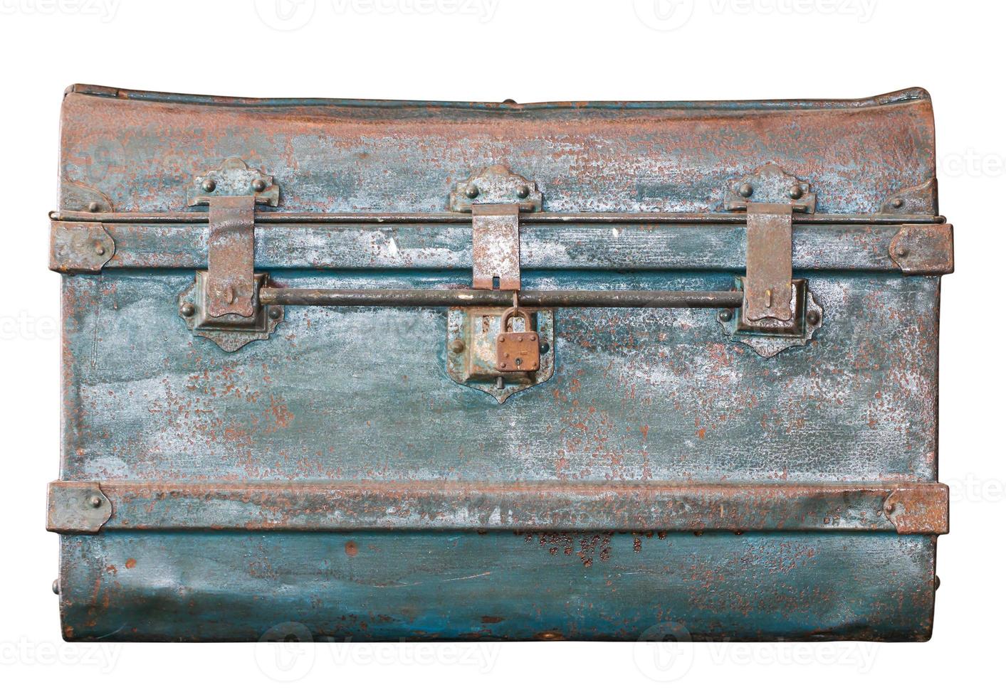 Old metal  treasure chest photo