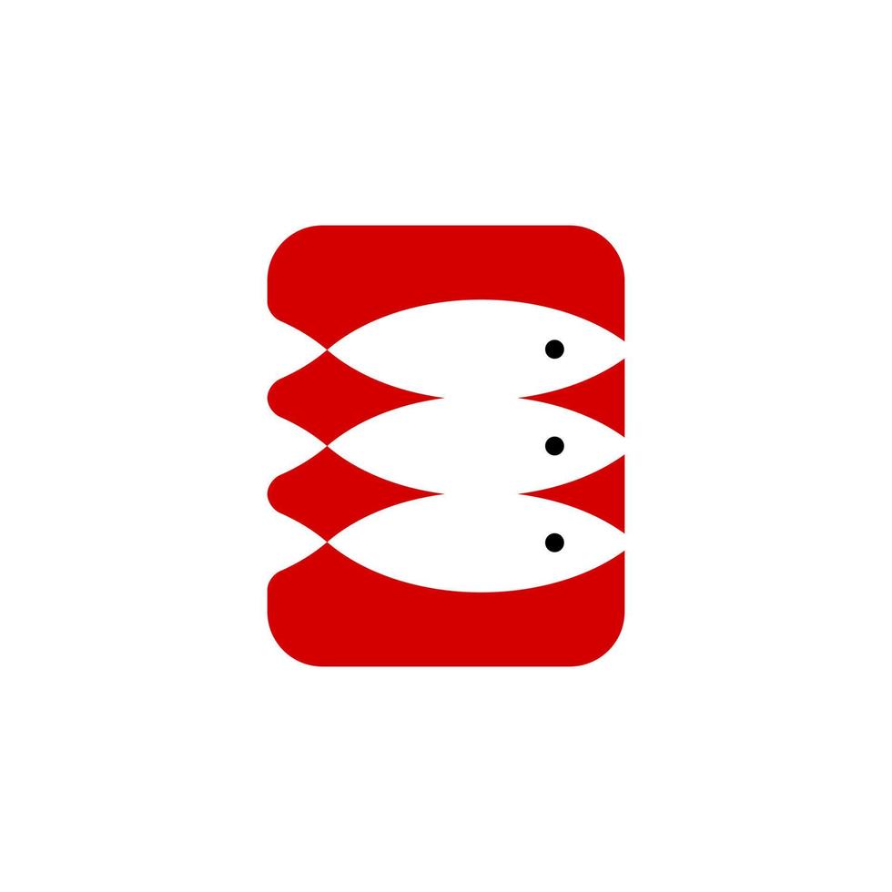 illustration of a three fish. good for seafood restaurant or any business related to fish vector