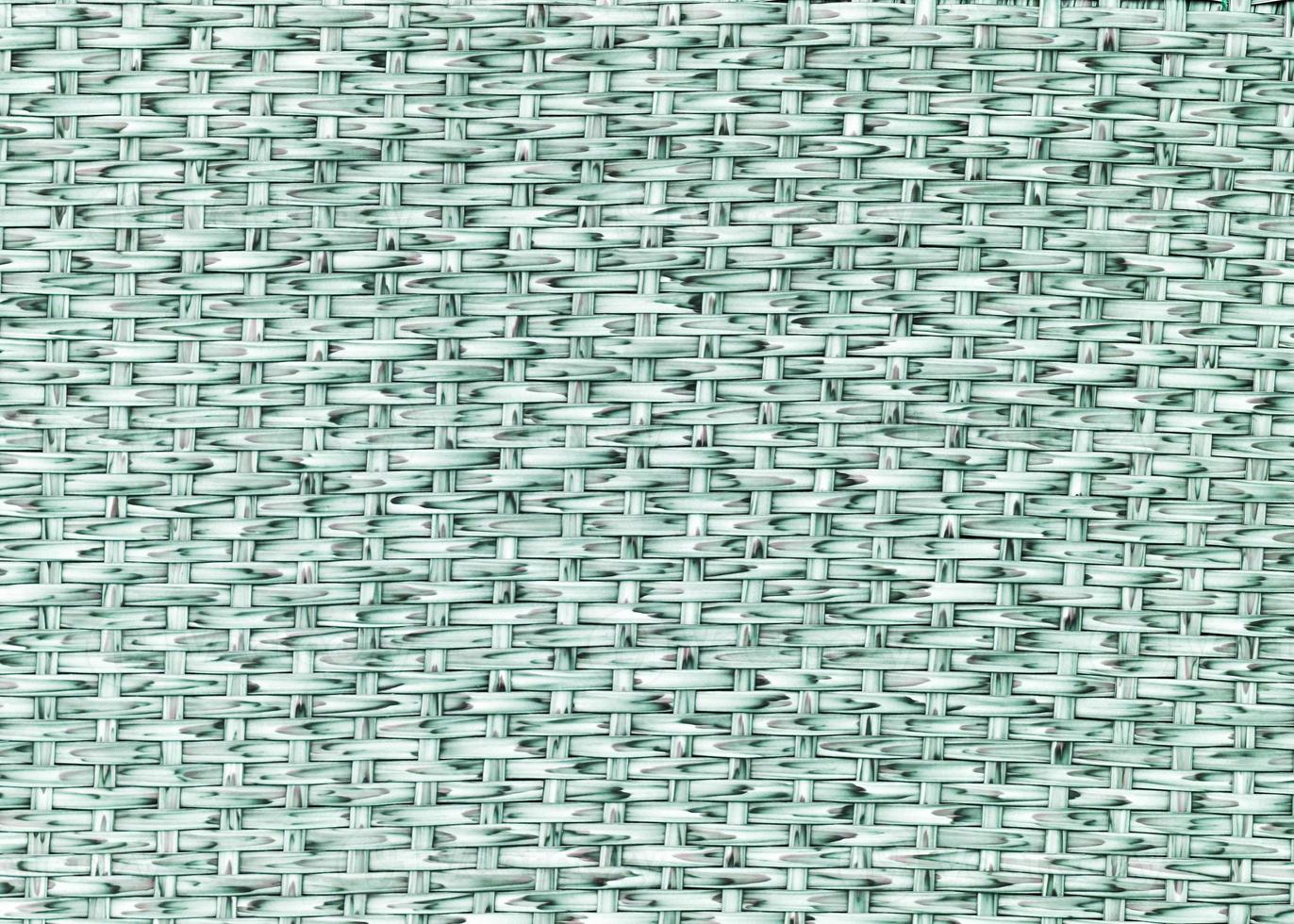 Plastic rattan weaving photo