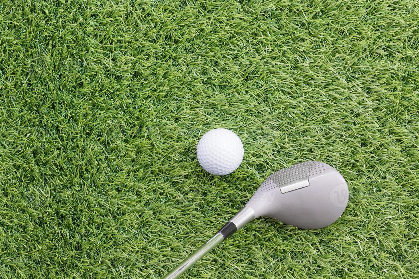 Sport objects related to golf equipment photo