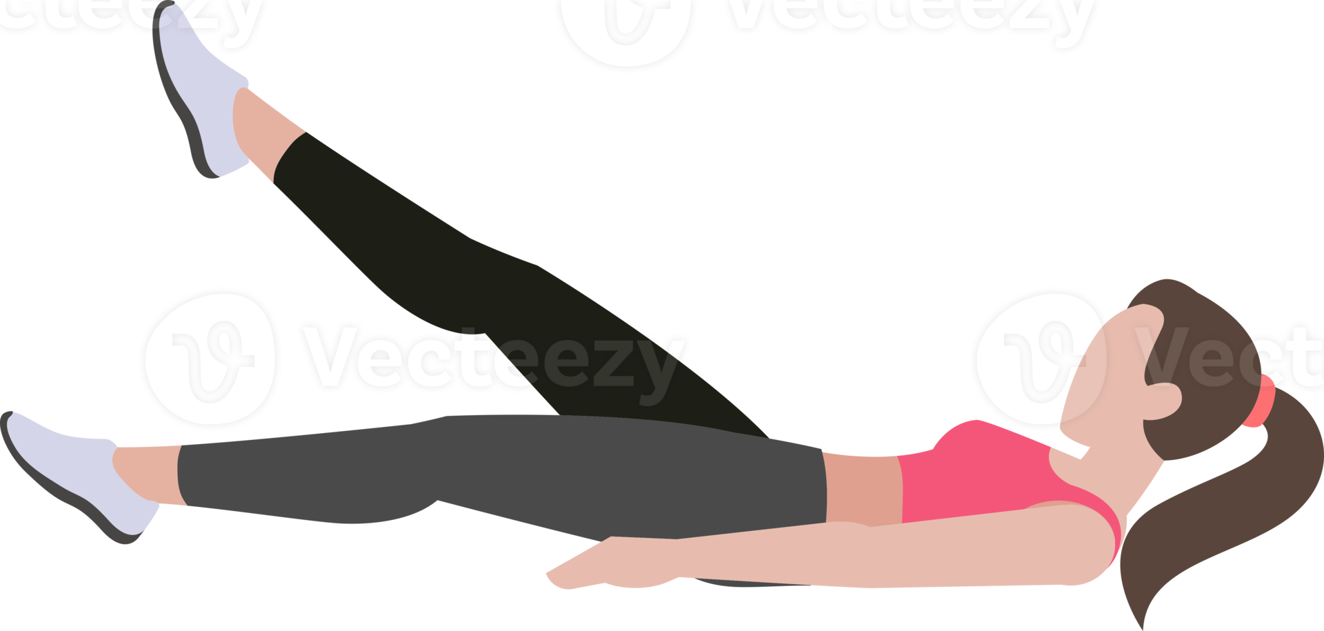 woman workout exercise png