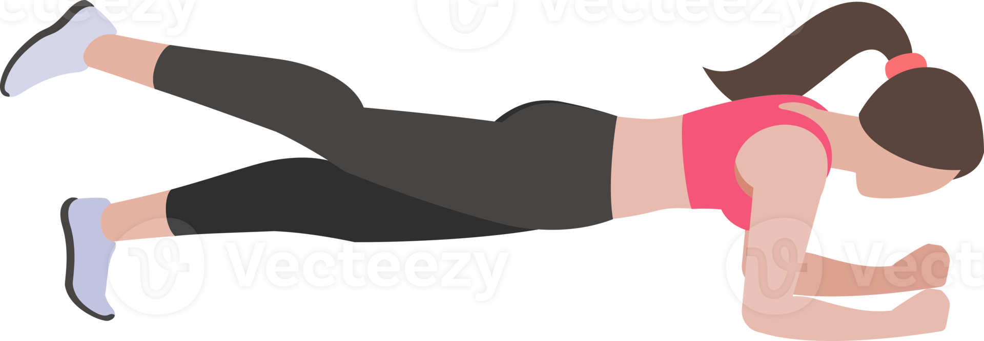 woman workout exercise png