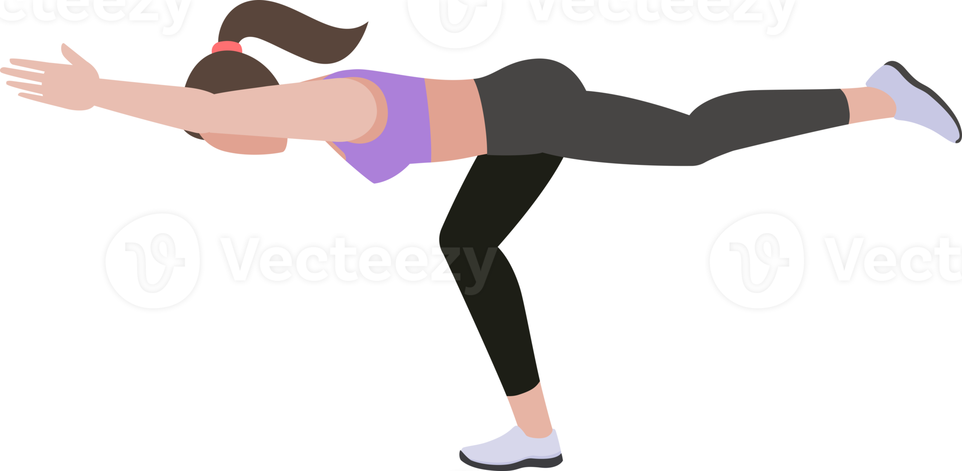 woman workout exercise png