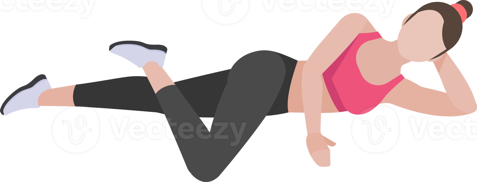 woman workout exercise png