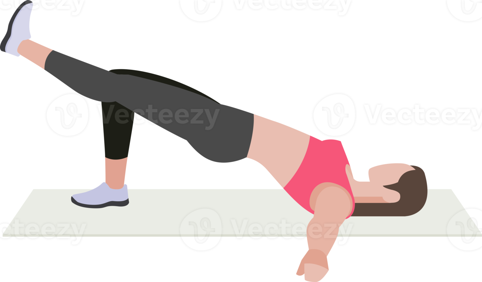 woman workout exercise png