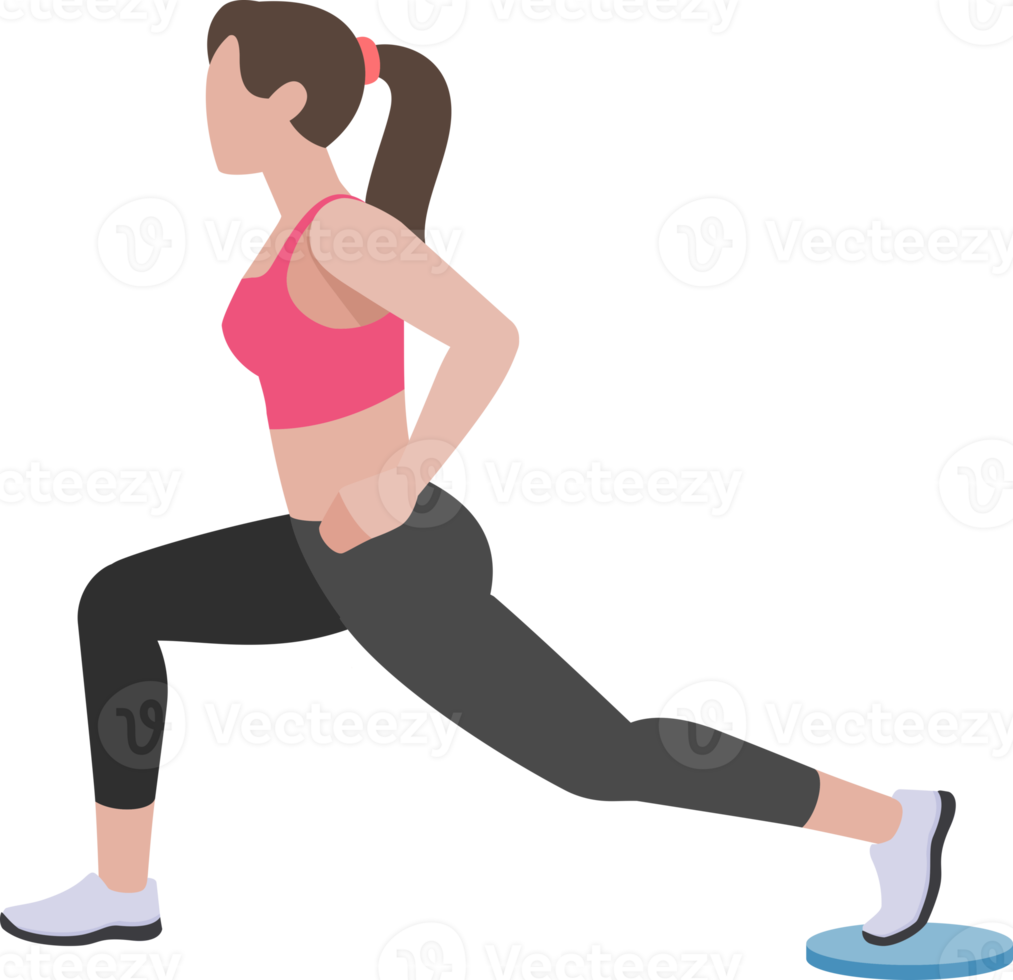 woman workout exercise png