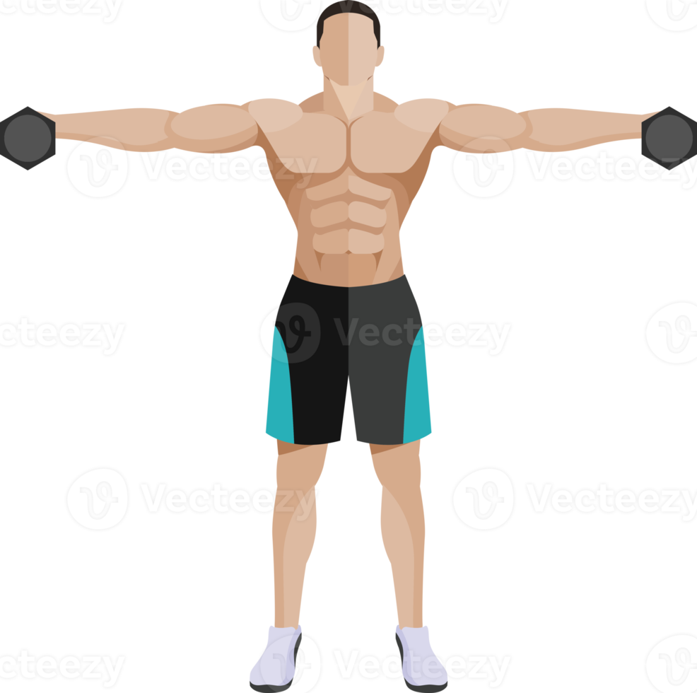 man workout exercise png