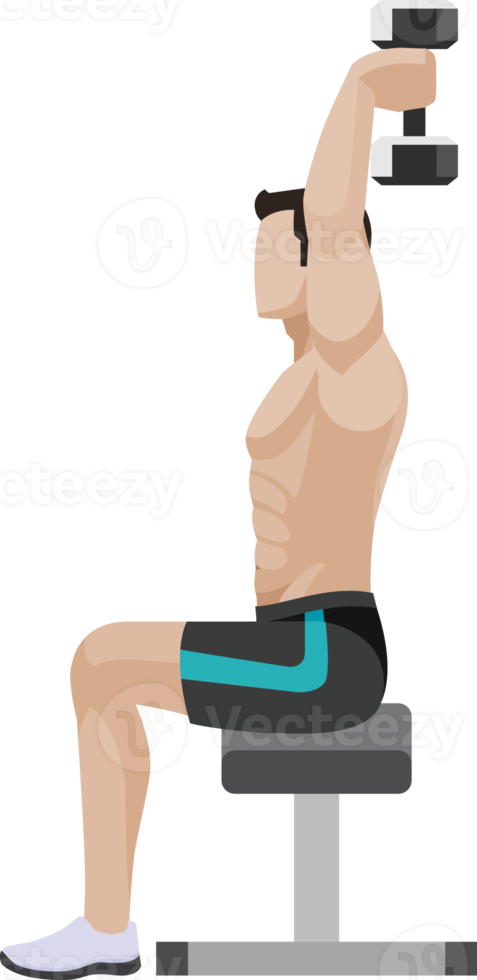 man workout exercise png
