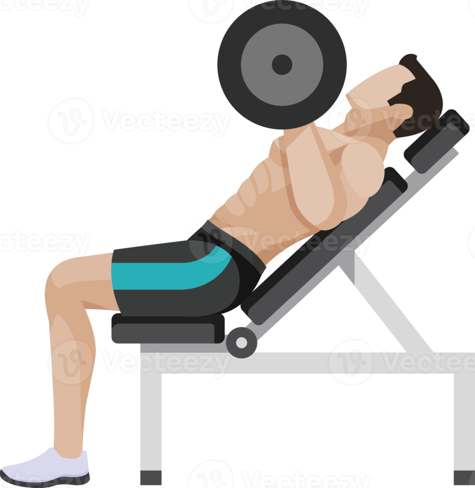 man workout exercise png