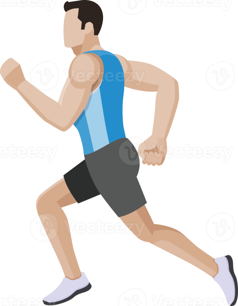 man run exercises png