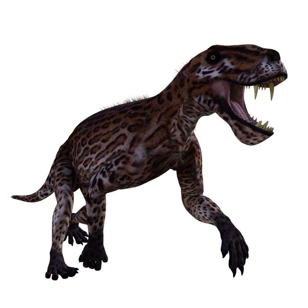 lycaenops dinosaurus geïsoleerd 3d geven png