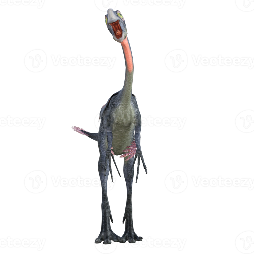 gigantoraptor dinosaurier isoliert 3d rendern png
