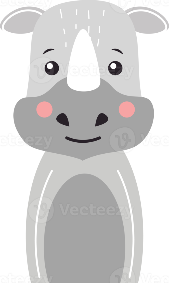 Rhinoceros Cartoon character png