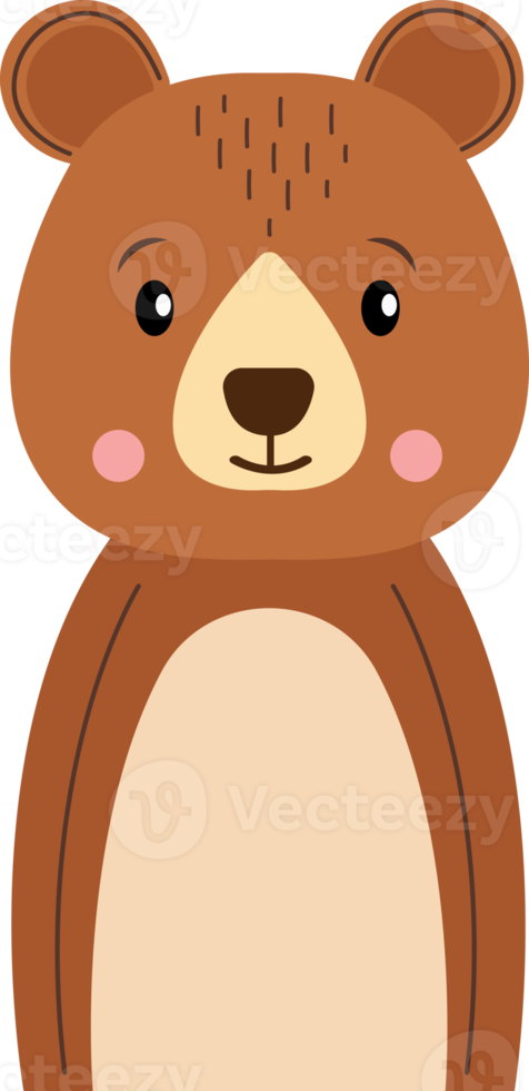 Bear cartoon character png