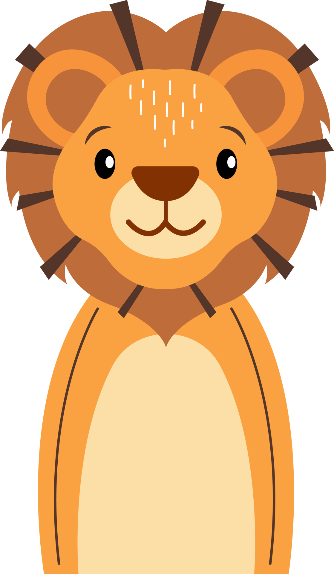 Lion cartoon character 18972063 png