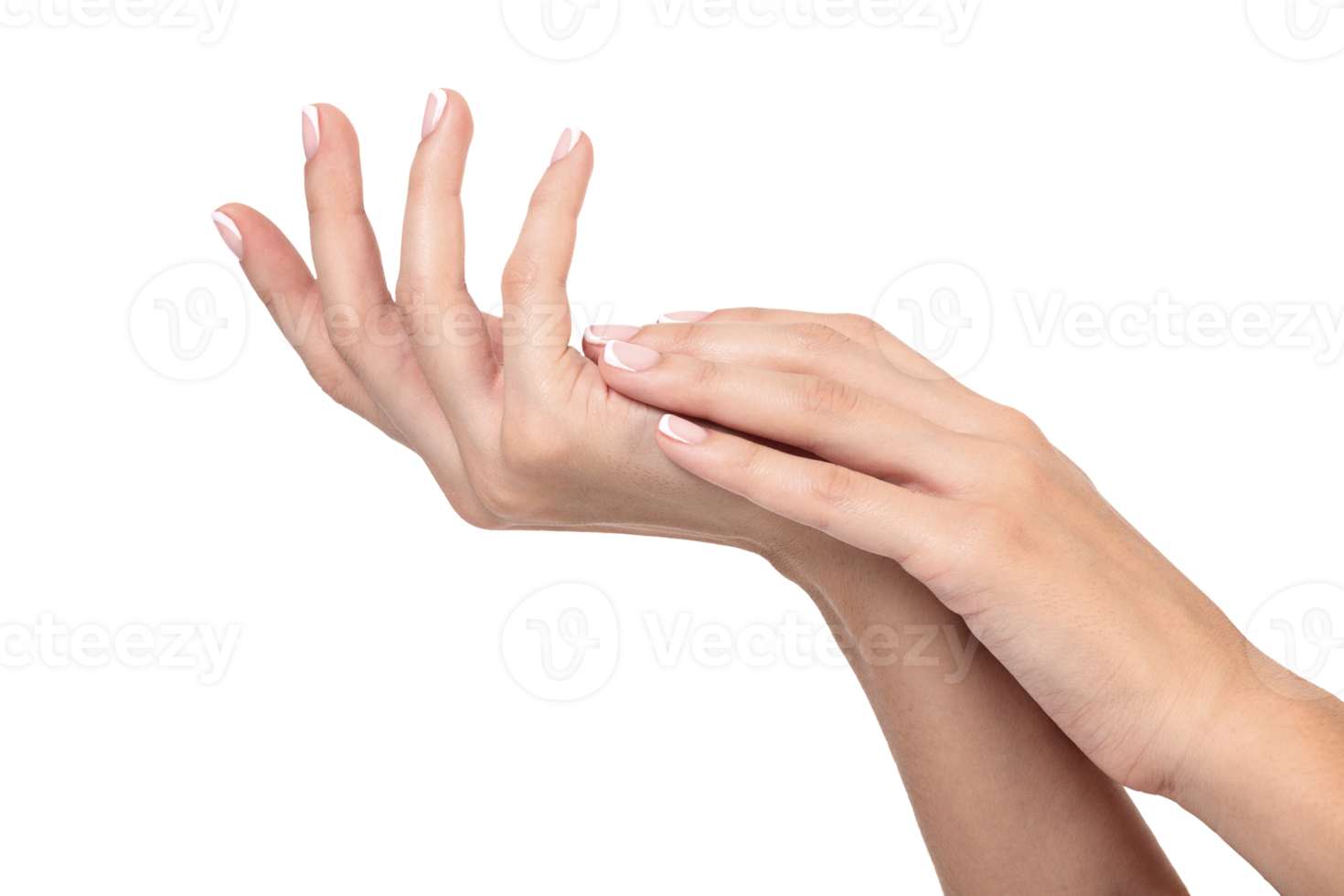 Female hands, skin care concept png