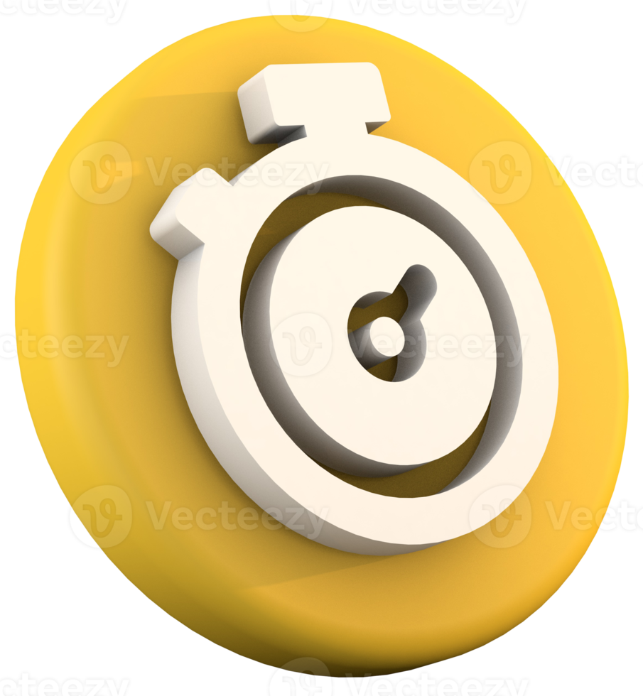 3d clock icon png