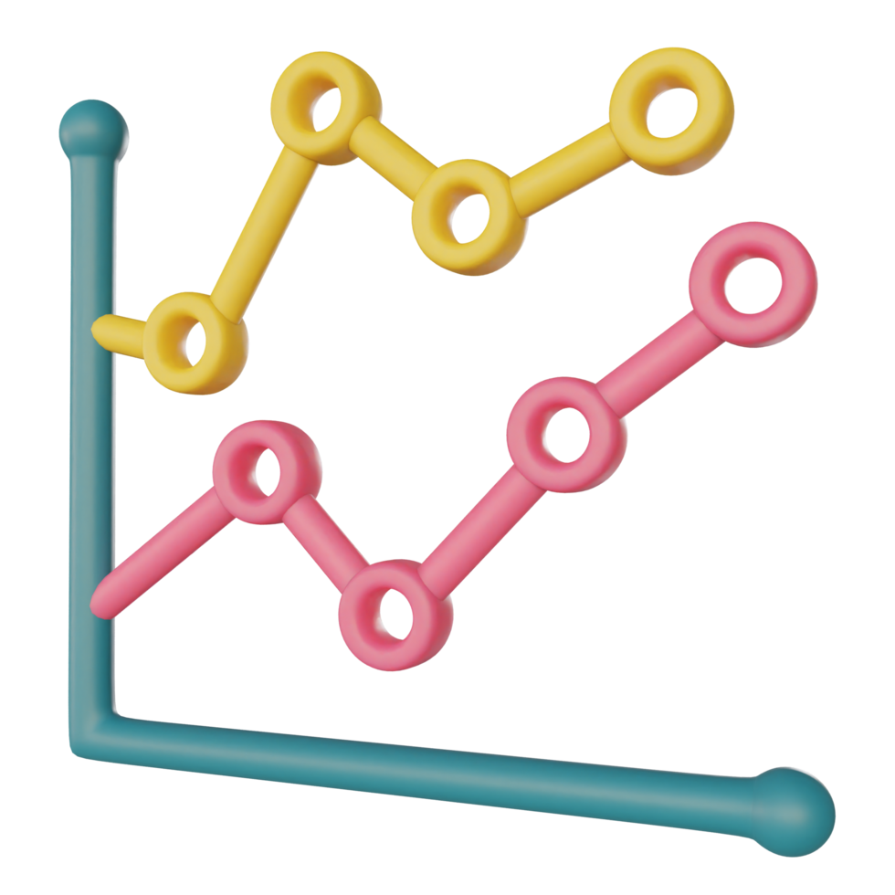 line chart on transparent background png