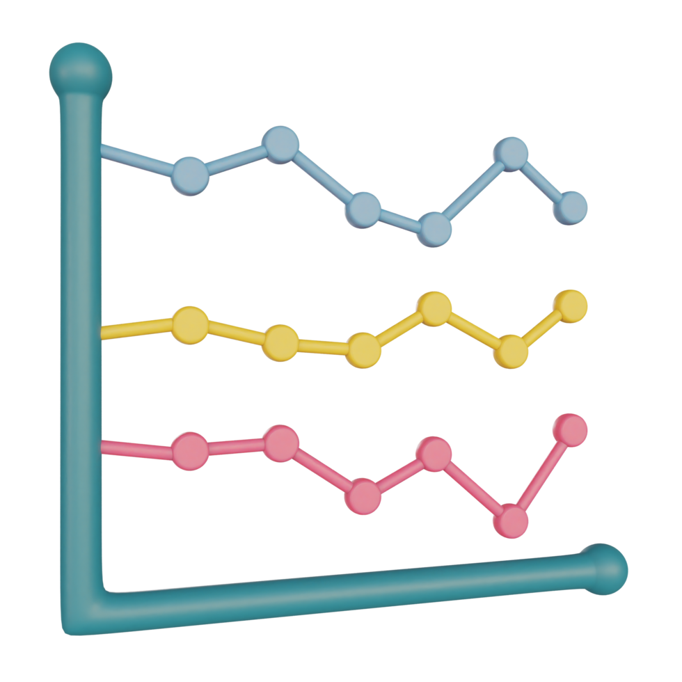 line chart on transparent background png