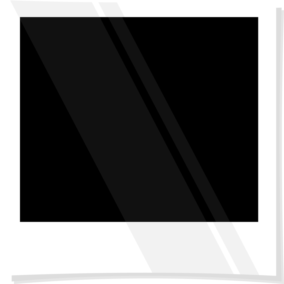 Square Photo in Black png