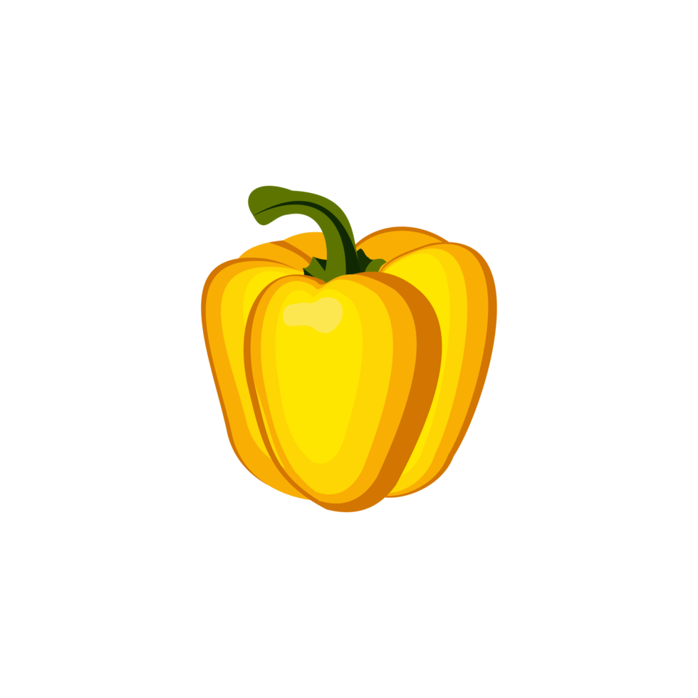 A yellow diced bell pepper png