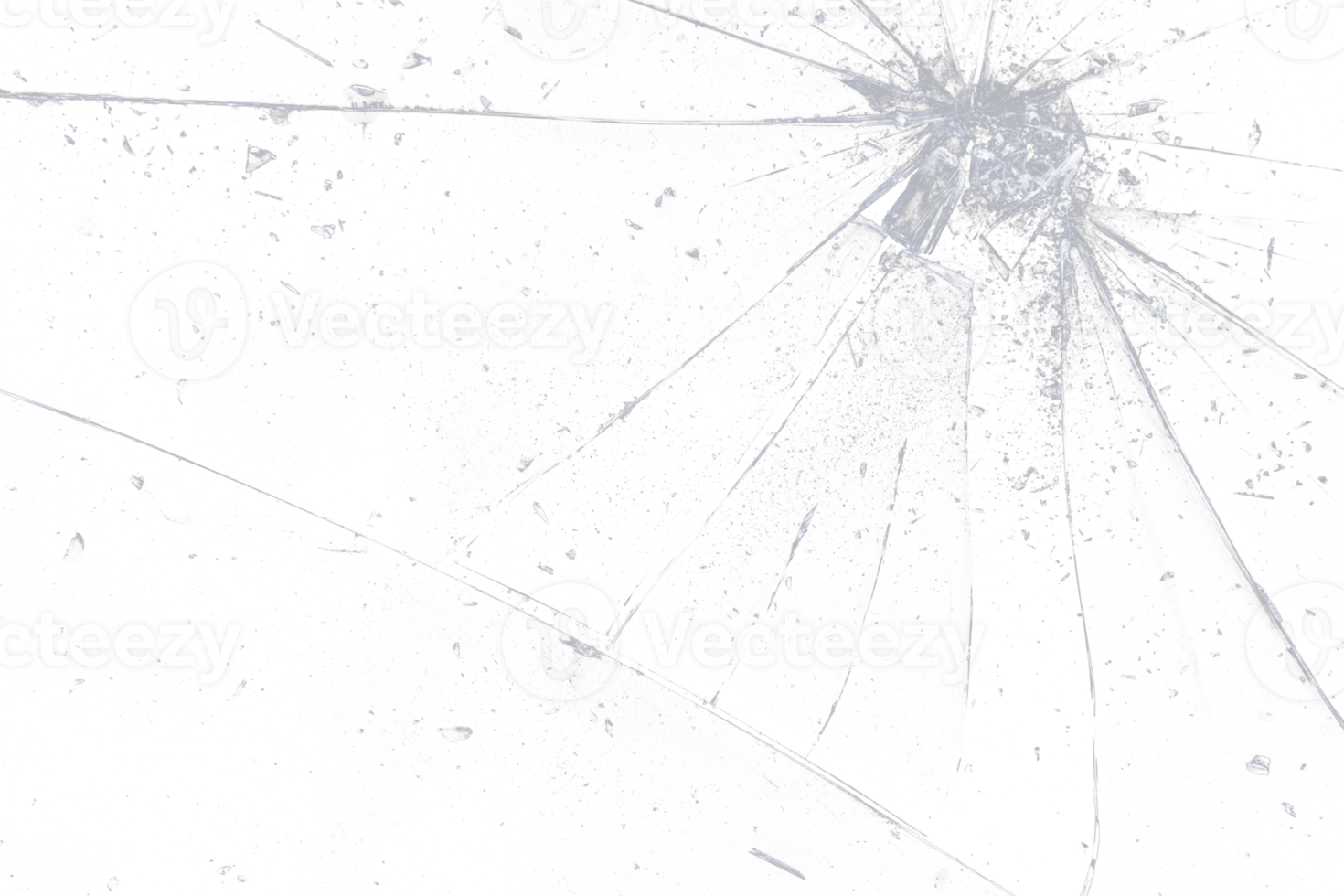 texture abstraite de verre brisé avec des particules png