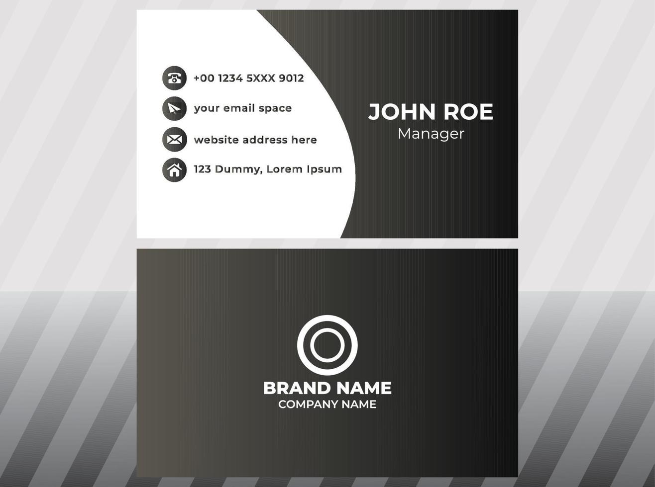 Business Card  Design Template vector